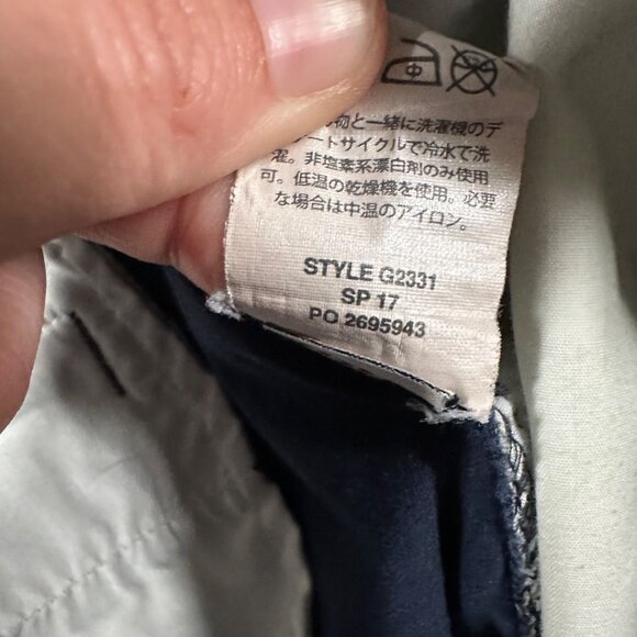 J.Crew Womens 2 Navy Flat Front Chino Shorts Cotton Casual Summer Wear - Picture 8 of 10